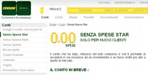 Conto Senza Spese Credem Conto Senza Spese Credem
