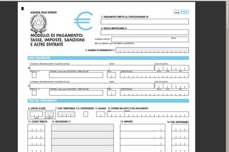 modello f23 editabile